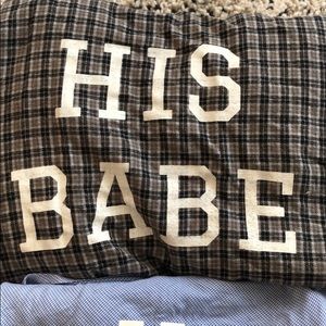 His Babe button down